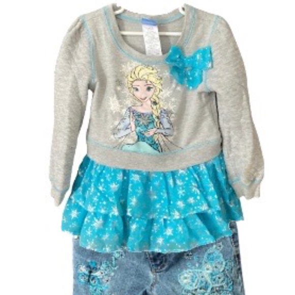 Disney Frozen Ruffled Sweatshirt